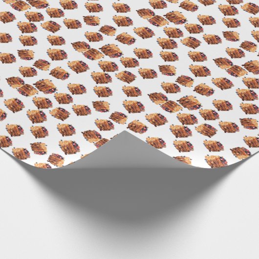Papier Cadeau Motif de toast (Coin)