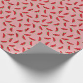 Papier Cadeau Motif de tranche de pastèque (Coin)