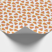 Papier Cadeau Motif de tranche Pizza Fun (Coin)