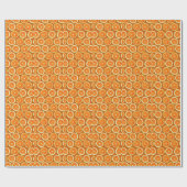 Papier Cadeau Motif de tranches de citron (Plat)