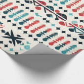 Papier Cadeau Motif de transpiration nordique (Coin)