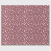 Papier Cadeau Motif de tulipe rose simple et doux, variation de  (Plat)