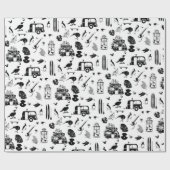 Papier Cadeau Motif de vacances NZ (Plat)