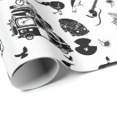 Papier Cadeau Motif de vacances NZ (Coin rond)