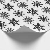 Papier cadeau Motif de vacances Snowflake (Coin)