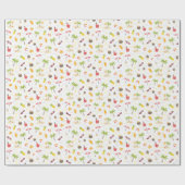 Papier Cadeau Motif de vacances Tropical Summer Beach Design (Plat)