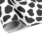 Papier Cadeau Motif de vache (Coin rond)