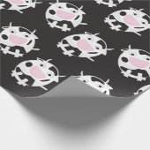 Papier Cadeau Motif de vache coute (Coin)