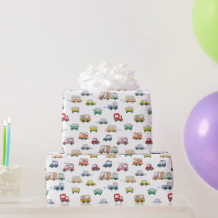 Papier Cadeau Motif de voitures