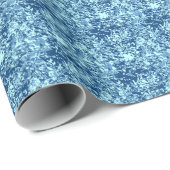 Papier Cadeau Motif d'eau no 1 Black BG (Coin rond)