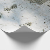 Papier Cadeau Motif d'écorce de bouleau (Coin)