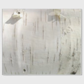 Papier Cadeau Motif d'écorce de bouleau (Plat)