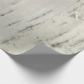 Papier Cadeau Motif d'écorce de bouleau (Coin)
