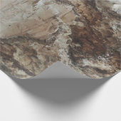 Papier Cadeau Motif d'écorce de bouleau (Coin)