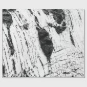 Papier Cadeau Motif d'écorce de bouleau (Plat)