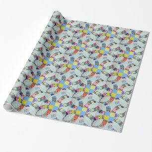 Papier Cadeau Motif d'édredon