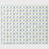Papier Cadeau Motif Delft Tile (Plat)