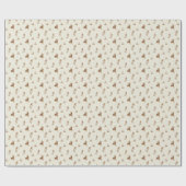 Papier Cadeau Motif d'équitation vintage (Plat)