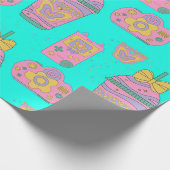 Papier Cadeau motif des années 90 (Coin)
