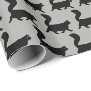 Papier Cadeau Motif des Chats noirs  Cool Kitty Lover's