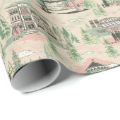 Papier Cadeau Motif des emplacements de derry (Coin rond)