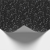 Papier Cadeau Motif des étoiles d'argent mignonnes | Toute coule (Coin)