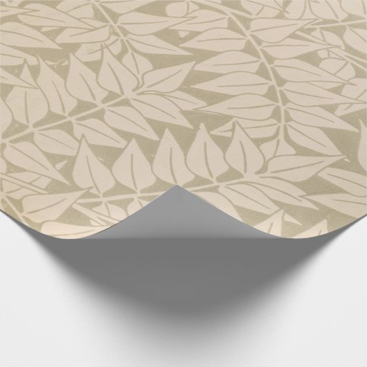 Papier Cadeau Motif des feuilles et des branches (par William Mo (Coin)