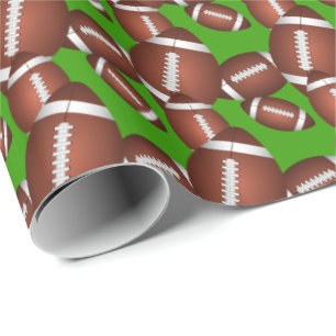 Papier Cadeau Motif des football