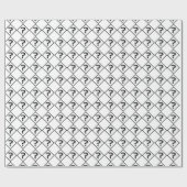 Papier Cadeau Motif des points d'interrogation (Plat)