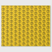 Papier Cadeau Motif des points d'interrogation (Plat)