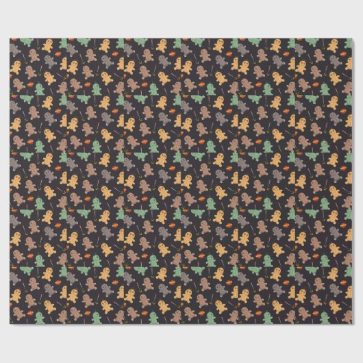 Papier Cadeau Motif des poupées de Voodoo (Plat)