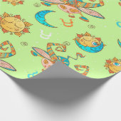 Papier Cadeau Motif des signes Zodiac Bull (Coin)