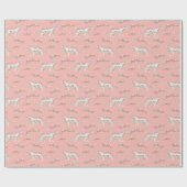 Papier Cadeau Motif des tigres blancs (Plat)