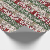 Papier Cadeau Motif des tripes ethniques africaines. (Coin)