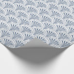Papier Cadeau Motif des ventilateurs Blue Deco<br><div class="desc">Un motif bleu déco moyen pour de beaux forfaits qui conviennent à une variété d'occasions.</div>