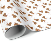 Papier Cadeau motif d'escargot Abstrait (Coin rond)