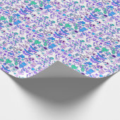 Papier Cadeau Motif d'espace rétro (Coin)