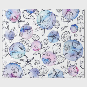 Papier Cadeau Motif d'été