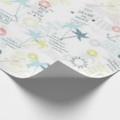 Papier Cadeau Motif d'été (Coin)
