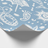 Papier Cadeau Motif d'été (Coin)