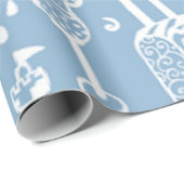 Papier Cadeau Motif d'été (Coin rond)