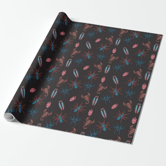 Papier Cadeau Motif d'été (Déroulé)