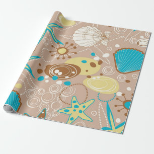 Papier Cadeau Motif d'été