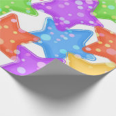 Papier Cadeau Motif d'étoiles (Coin)