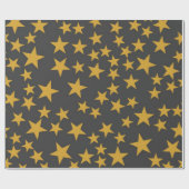 Papier Cadeau Motif d'étoiles (Plat)