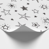 Papier Cadeau Motif d'étoiles (Coin)