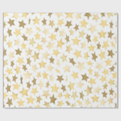 Papier Cadeau Motif d'étoiles (Plat)