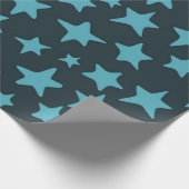 Papier Cadeau Motif d'étoiles (Coin)