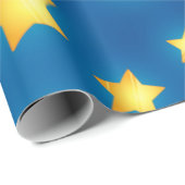 Papier Cadeau Motif d'étoiles (Coin rond)