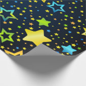 Papier Cadeau Motif d'étoiles (Coin)
